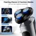 4 in 1 Electric Razor for Men - Rechargeable USB Portable Shaver & Grooming Kit - Ideal Gift for Husband Dad & Boyfriend - Buy Online on GoSupps.com