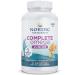 Nordic Naturals Complete Omega-3 JR 283mg Omega-3 for Kids Lemon Flavor with EPA and DHA 180 Soft Capsules Lab Tested Soy Free Gluten Free Non-GMO