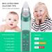 Baby Nasal Aspirator - Rechargeable Nose Sucker with 3 Suction Levels, Soothing Music & Light for Newborns & Toddlers - Green & White - Buy Online on GoSupps.com