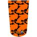 Heal with Appeal Amputee stump sock Wallpaper Bats w orange bgnd 3Ply stump sock