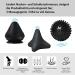 Rymall Trigger Point Presser Massage Device with Hedgehog Ball Painless Muscle Pain Relief Set with Suction Cup & Bag (Black & Blue) for Self-Massage - Buy Online on GoSupps.com