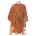 Vintage Boho Barber Cape - Salon Hair Cutting Cape for Women Men Kids Adults Old World Western Cowboy Abstract Plant Haircut Cape with Elastic Neckline Hairdressing Stylist Cape Gown Accessories