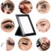 Portable Folding Makeup Mirror w/ Adjustable Stand for Travel/Desk - EIGSHOW (8X5.9 Inch) - Buy Online on GoSupps.com