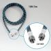 SAGUD 10ft Nylon Braided Airbrush Hose with 1/8 Size & Adapter for Most Airbrush Kits - Buy Online on GoSupps.com