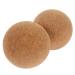 Gradeneve 2st yoga ball made of cork muscle massage ball trigger point ball yoga balls massage device Foot reflex zone massage massage balls body yoga aids massage globe fitness roll