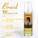 Braid and Loc Mousse - No Flake Extra Hold High Shine Moisturizing for Braids Twists & Locs | Leopard Silky Du-rag Included - Buy Online on GoSupps.com