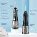Water Dental Flosser - H2ofloss Cordless Oral Irrigator for Braces & Travel, Waterproof with 6 Nozzles - Black - Buy Online on GoSupps.com