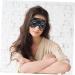 MAGICLULU Lace Flower Eye Mask Travel Polyester Sleepy Eyes Goggles 22x9x0.8cm Black - Buy Online on GoSupps.com