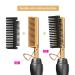 Ceramic Electric Hot Comb Hair Straightener - 3-in-1 Curling Iron for Natural Black Hair, Beard, Wigs - Holiday Gift - Gold - Buy Online on GoSupps.com