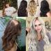 prinfantasy Cruly Hair Extension Fiber Line Metal buckle Adjustable Invisible Long Wavy Seamless NO Clips in 22inches Hairpiece for Gift Daily Party Cosplay Use MW237 GBMW237 22 inch - Buy Online on GoSupps.com