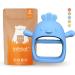 Infatot Baby Teething Glove | Silicone Chicken Teether Mitten for Babies - Blue - Buy Online on GoSupps.com
