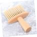 FRCOLOR 2 Pieces Hair Cutting Set Broken Hair Removal Tool Wooden Tools Face Hair Remover Lint Brush Hair Accessories Neck Hairdressing Tool Lotus Tree Hair Brush Dust Brush Bamboo - Buy Online on GoSupps.com