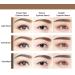 Two-tone Waterproof Eyebrow Powder with Brow Brush - Dark Brown/Light Brown - Buy Online on GoSupps.com