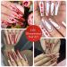Noverlife 1000PCS Flatback Nail Art Rhinestones Gems - Multi Sizes Crystals with Wax Pen for Nail Design - Sparkle Nail Beads for Art & Crafts - Makeup & Dressup - Nail Decoration Ruby - Buy Online on GoSupps.com