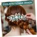 CRILSTYLEO Hair Plug Hair Accessories Combs for Women Girl Headpieces for Wedding Hair Accessories for Bride Rhinestone Flower Hairpins Bride Headpiece Gajra Hair Clip Flower Hair Comb - Buy Online on GoSupps.com