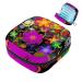 Abstract floral flowers decorative ornaments women binding storage bag menstrual pad bag Pockable menstrual cup pocket with zipper for teen