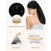 Lilysilk 100% Silk Mulberry Hair Hood - 19 Momme Sleeping Cap for Curly Hair - Black Night Hat for Women - Buy Online on GoSupps.com