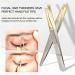 Sularpek Stainless Steel Slant Tweezer Set for Facial Hair - 2pcs Eyebrow Tweezers for Women and Men - Buy Online on GoSupps.com