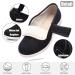 Men's Edema Shoes for Swollen Feet - Wide Width Diabetic Shoes with Adjustable Closure for Elderly - Non-Slip Air Cushion Sneakers in Blue (Size W10/M9) - Buy Online on GoSupps.com