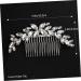 FRCOLOR Bride Hair Comb 1pc Bridal Comb Bridal Rhinestone Headwear Wedding Hair Clip Crystal Hair Side Comb Small Soap Tiara Handmade Headwear Decor Decorate Alloy Bride Manual - Buy Online on GoSupps.com