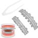 Shop Premium Diamond Grillz Braces | Hip Hop Teeth Grill Set - Silver Bling for Parties & Festivals - Buy Online on GoSupps.com