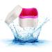 Denture Bath Case with Denture Cleaner Brush Denture Toothbrush Denture Cup Denture Box Bath Denture Container with Basket Denture Holder Denture Brush Retainer for Travel Retainer Cleaning (Red) - Buy Online on GoSupps.com