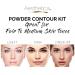 Aesthetica Cosmetics Contour & Highlighting Powder Palette - 6 Shades with Easy Step-by-Step Instructions - Buy Online on GoSupps.com