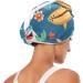Shark Flower Leaf Hair Towel 2 Pack | Super Absorbent Quick Dry Hair Turbans for Women & Girls - Buy Online on GoSupps.com