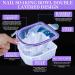 FANDAMEI Nail Soaking Bowl - Gel Polish Remover Acrylic & Dip Powder Tools Cuticle Kit - Manicure Essentials for Effortless Nail Care - Buy Online on GoSupps.com