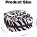 Buy Women's Portable Period Kit - Black & White Zebra Texture Storage Bag | Stylish & Functional Feminine Products | International Shipping Available - Buy Online on GoSupps.com