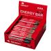Squeezy Energy Bar (cherry + caffeine) 12 pack - carbohydrate -rich energy seal - Fitness & Energy Booster for endurance sports - with 50 mg caffeine per bar
