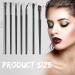7-Piece Eyeliner Brushes Set for Precision Makeup Application | Gel & Liquid Eyeliner Brushes, Slanted Eyebrow Brush, Fine Bent Eyeliner Brush, Eyeshadow Brushes - Buy Online on GoSupps.com