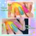 MIZHSE Neon Reflective Glitter Gel Polish Set - Sparkly Diamond Shimmer - Soak Off UV LED - Home & Salon Manicure - Buy Online on GoSupps.com