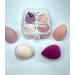 VLuna Makeup Sponges Set - 4 Pcs Cosmetic Beauty Blenders with Storage Case | Flawless for Liquid Cream & Powder | Multi-Color Pink - Buy Online on GoSupps.com