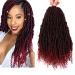 Bomb twist crochet hair 6packs / Lot 14 inch omber jump twist hair passion twist hair crochet borders synthetic hair extension with curly end (tbug)
