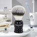 Premium 3-in-1 Shaving Brush Kit for Men - Nylon Bristle Brushes Stainless Steel Bowl & Stand Perfect Wet Shave Gift - Buy Online on GoSupps.com
