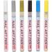 Nail Graffiti Pen Safe 12 Colors DIY Easy Grip Portable Nail Art Pens Set for Abstract Lines - Buy Online on GoSupps.com