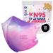 Kids KN95 Masks for Children 30Pcs-5 Ply Cute Design Breathable Kids Masks Filter Efficiency =95%Against PM2.5 with Elastic Earloop&Nose Clip for Boys Girls(Tie Dye)