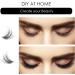 72PCS 3D False Eyelashes Natural Look D Curl Reusable Cluster Lashes - DIY Eyelash Extensions Mix 10-16MM | DM06 Volume - Buy Online on GoSupps.com