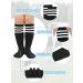 Century Star Kids Soccer Uniform Knee High Tube Socks - 2 Pairs, Pink/Black/White - Buy Online on GoSupps.com