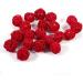 20 Decorative Red Rattan Balls - Perfect for Ornaments Bowl Fillers Weddings & Christmas - Pet-Friendly - Buy Online on GoSupps.com