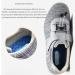LEEWE Diabetic Shoes for Elderly - Wide Adjustable Closure Sneakers for Swollen Feet, Edema, Plantar Fasciitis - Blue, Size 41 - Buy Online on GoSupps.com