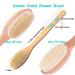 Spclsim Bath Brush Set - Body Exfoliating & Cleaning Scrubber with Long Wooden Handle - Buy Online on GoSupps.com