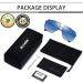 Joopin Polarised UV Protection Al-Mg Metal Sunglasses for Men Women - Gradient Blue - Buy Online on GoSupps.com