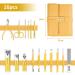 Sumwitum 16-Piece Manicure Set - Stainless Steel Nail Care Kit with Leather Case - Perfect Gift for Women, Men, Friends, and Parents (Yellow) - Buy Online on GoSupps.com