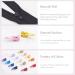Pandahall 210-Piece Colorful Zipper Repair Set - Ideal for Sewing & Jewelry - Fix Wallet Zippers Easily - Buy Online on GoSupps.com