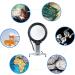 4.2 Inch Neck Hang Magnifying with Lights 6X 2X Lens Hands Free Lighted Reading Magnifier Desk Stand Full of Stars - Buy Online on GoSupps.com