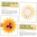 Alipis 4pcs Wrought Iron Sunflower Hanging Emblems Tote Bags for Women Sunflower Wall Ornament Indoor Plant 30x30cmx4pcs Yellowx4pcs - Buy Online on GoSupps.com