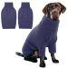 IECOii XXXL Dog Jumper Christmas Dog Sweaters for Extra Large Dogs Girl Boy Turtleneck Knitted Dog Clothes for Autumn Winter Pullover Easy On Dog Sweatshirt Big Dog Jumpers for Golden retriever XXX-Large Blue