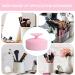 Wontool Makeup Brush Cleaning Mat | Silicone 4 in 1 Cleaning Bowl and Mat Portable Washing Tool Cosmetic Brush Cleaner for Easy Cleaning Pink - Buy Online on GoSupps.com